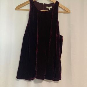 Joie Velvet Tank racer back size M